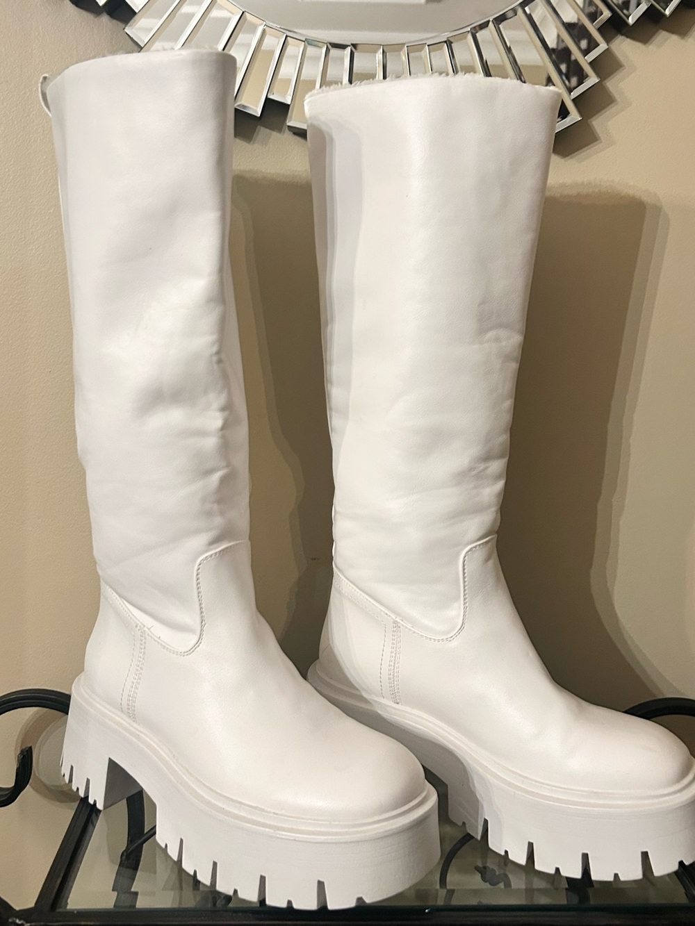 Call It Spring White Platform Boots